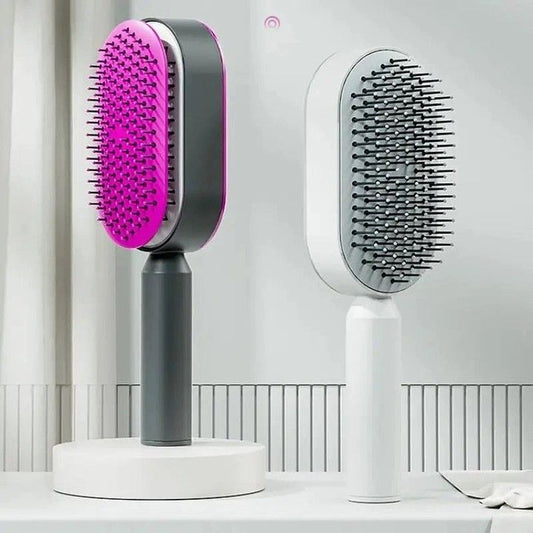 Luxury Self-Cleaning Hair Brush for Everyday Use