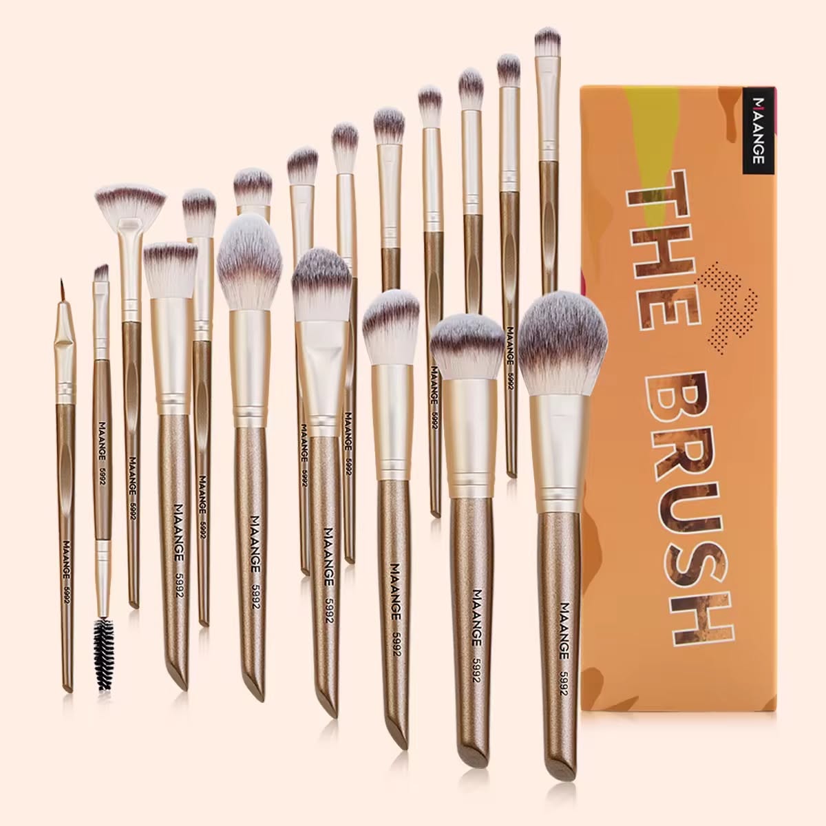 Professional 18-Piece Makeup Brush Set – Premium Soft Brushes for Flawless Makeup