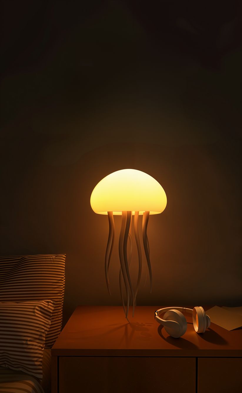 Floating Jellyfish Lamp – Relaxing Night Light