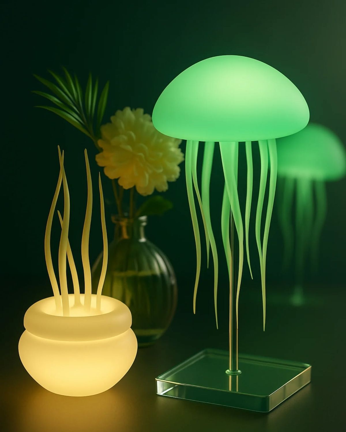 Floating Jellyfish Lamp – Relaxing Night Light