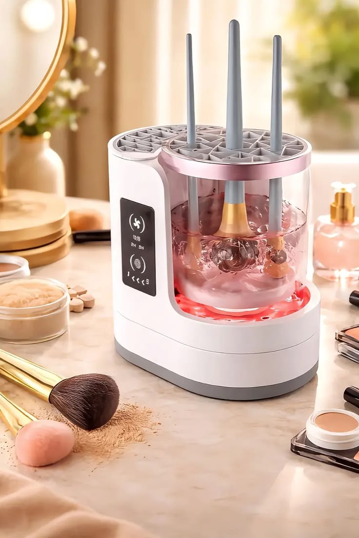 Premium Electric Makeup Brush Cleaner & Dryer