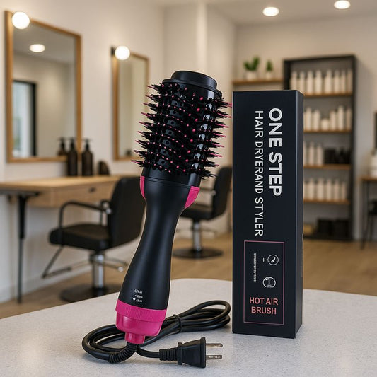 One-Step Hair Dryer & Volumizer Brush – Fast Drying & Salon-Style Styling