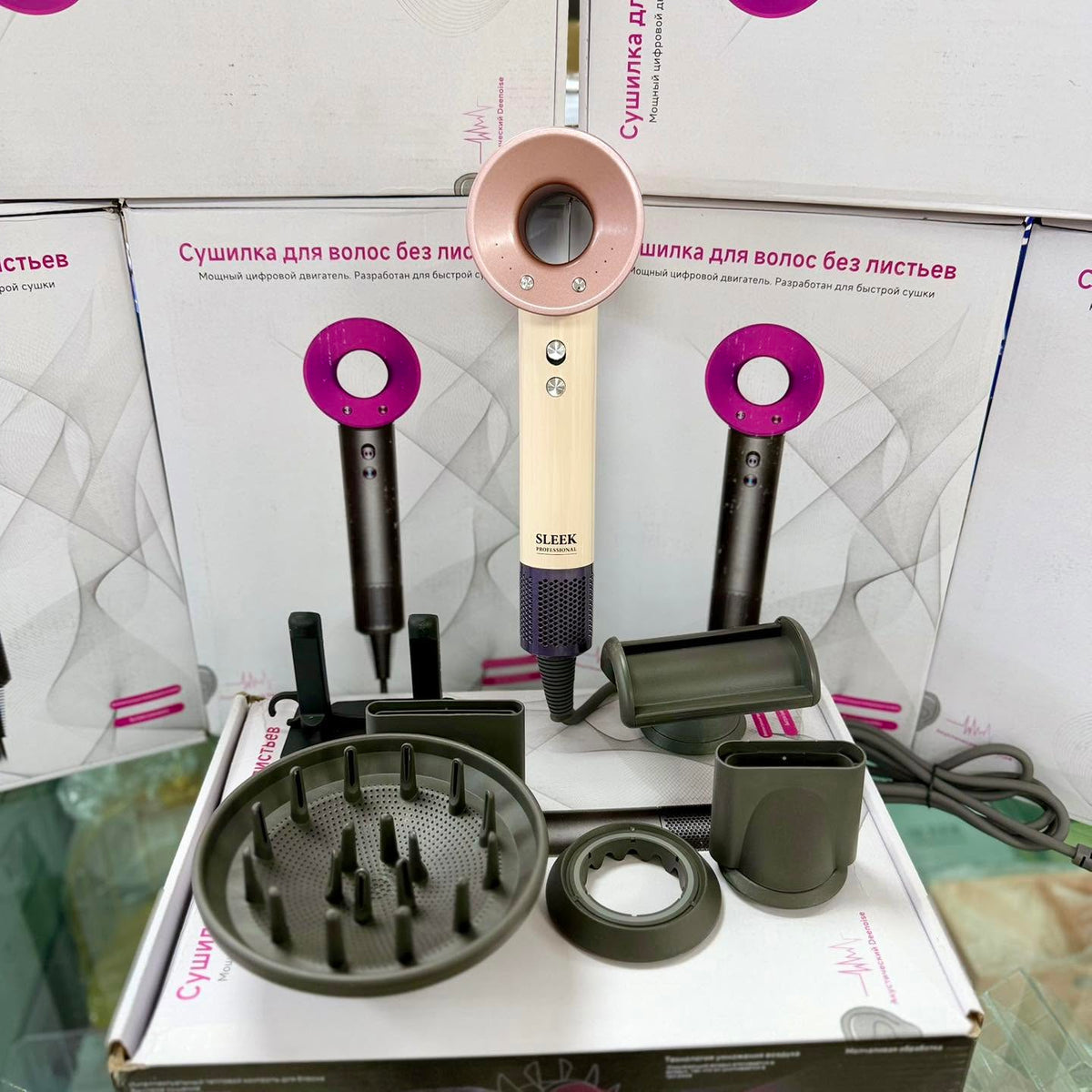 Sleek Hair Dryer – Powerful & Professional